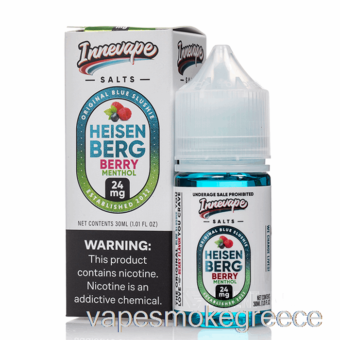 Vape Greece Heisenberg Berry μενθόλη - άλατα Innevape - 30ml 24mg